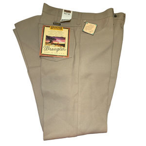 Wrangler Wrancher Boot Jean Pant Tan 33 x 32 82HK 100% Polyester Regular Fit NWT